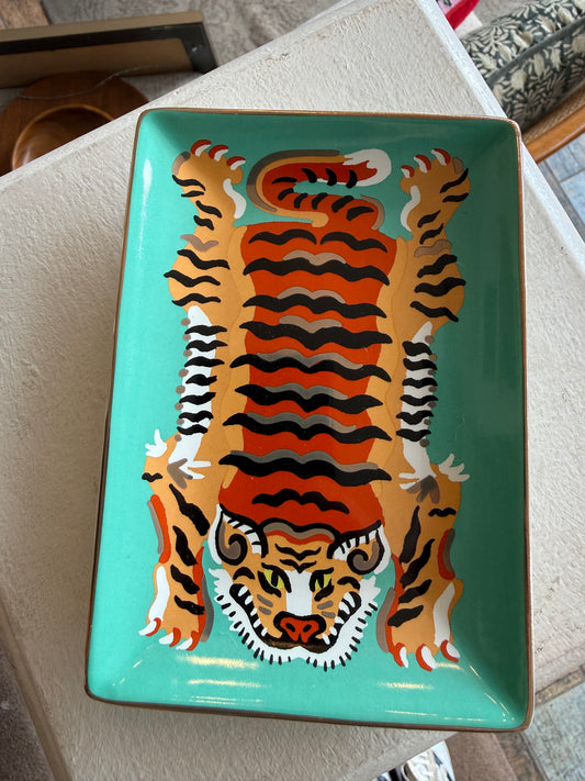 Jade Tiger Trinket Tray