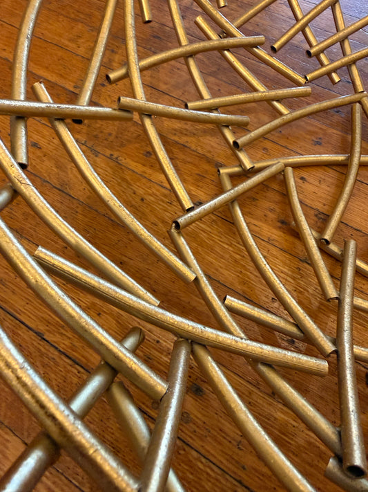 Large Decorative Stick-style Bowl