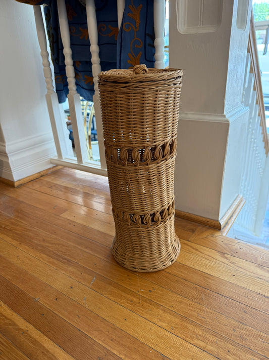 Tall Wicker Basket
