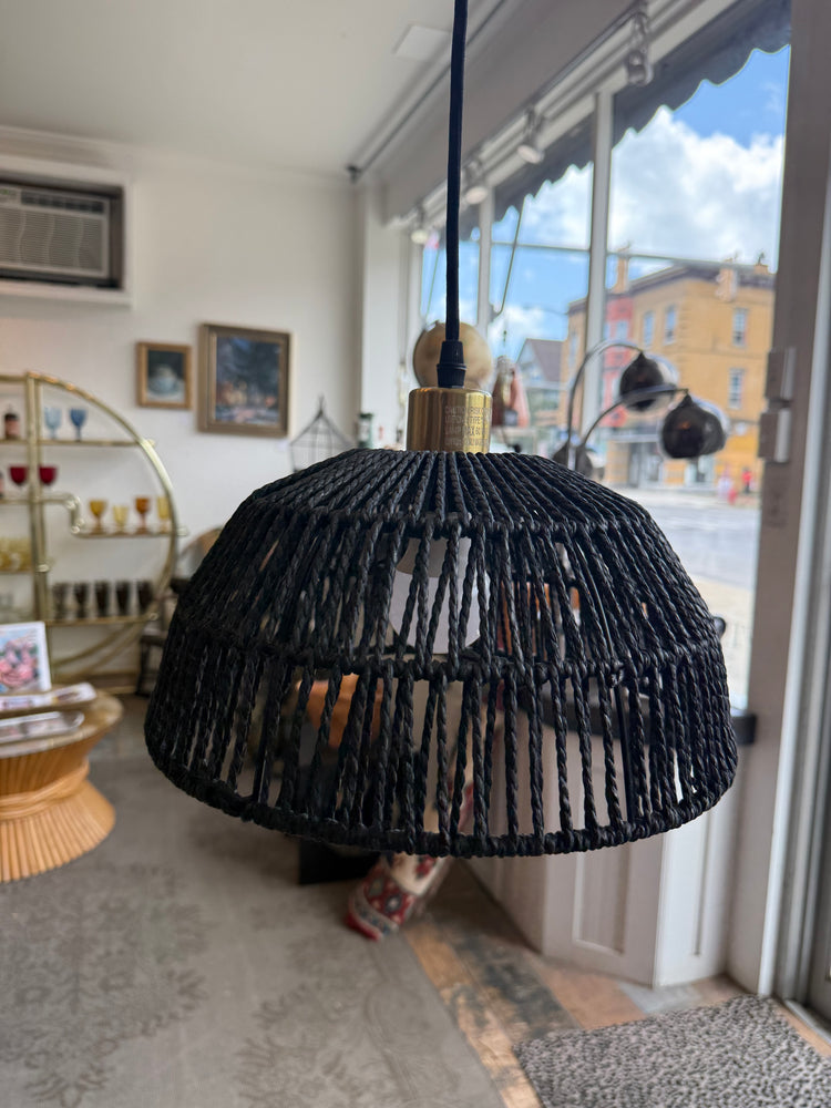 Black Rope Swag Light