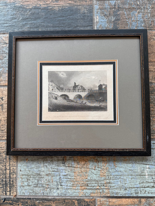 “The Race Bridge Fairmount Waterworks Philadelphia”