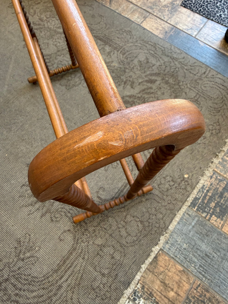 Antique Jenny Lind quilt/blanket rack