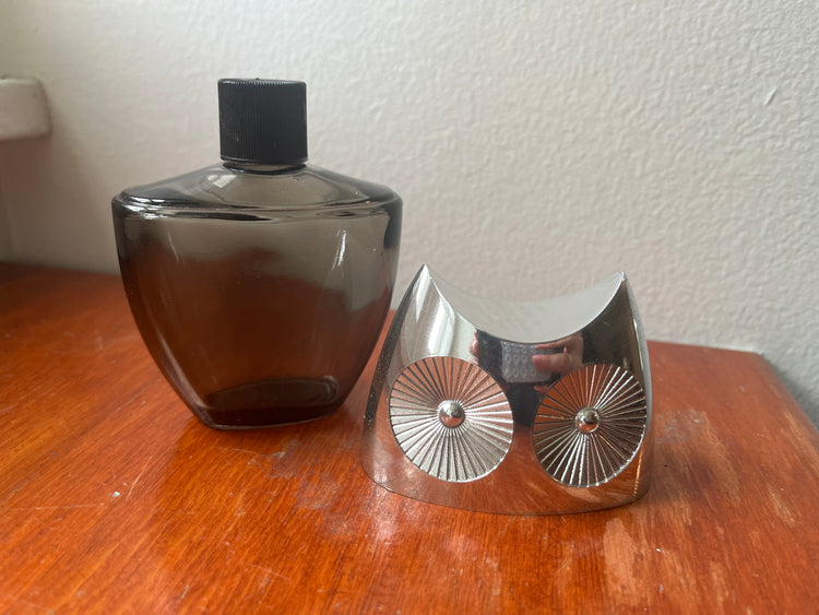 Vintage Avon Owl Cologne Bottle
