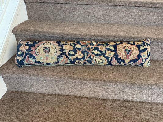 Dark Blue Rug Pillow