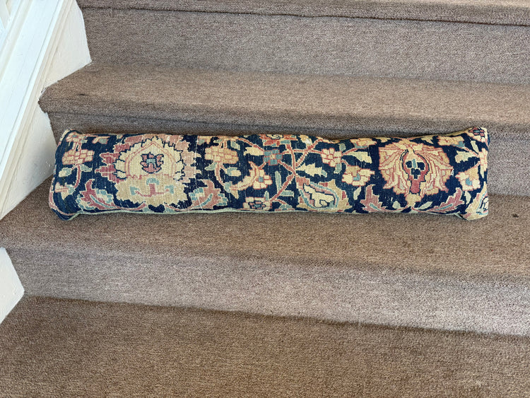 Dark Blue Rug Pillow