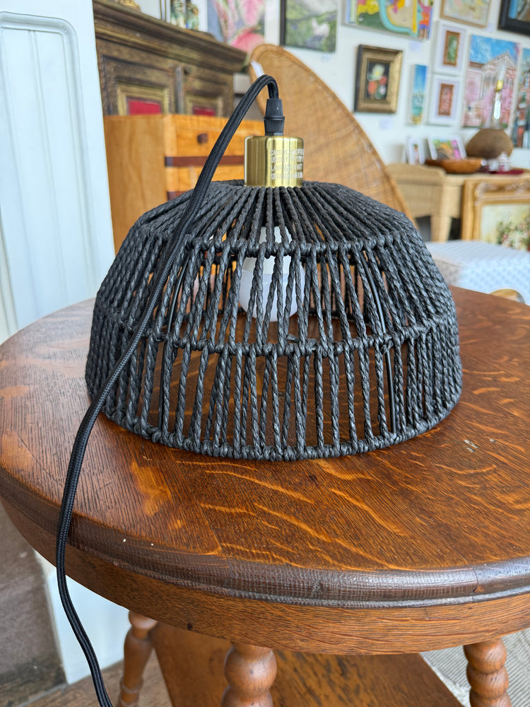 Black Rope Swag Light