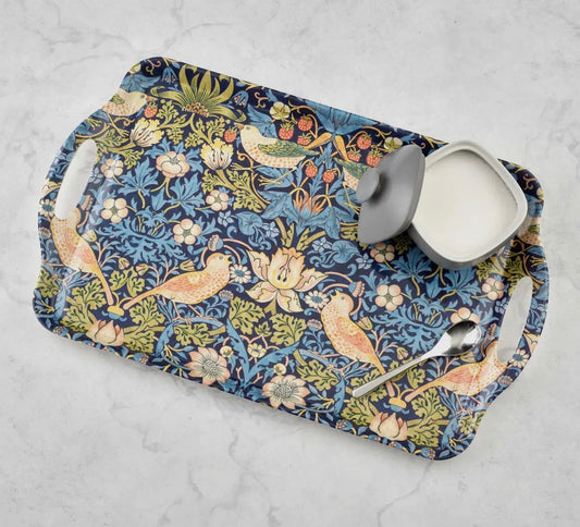 Strawberry Thief Blue Tray