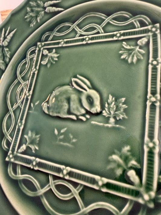 Bordallo Pinheiro Bunny Plate