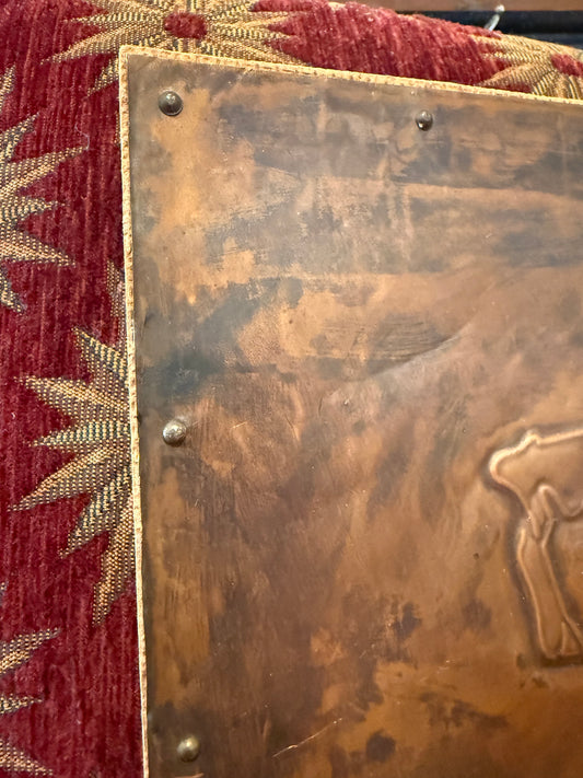 Copper Hounds Wall Relief