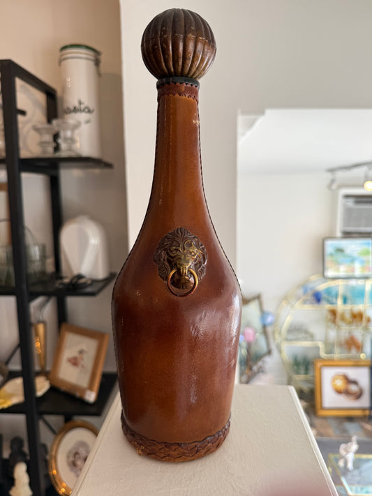 Leather Wrapped Decanter