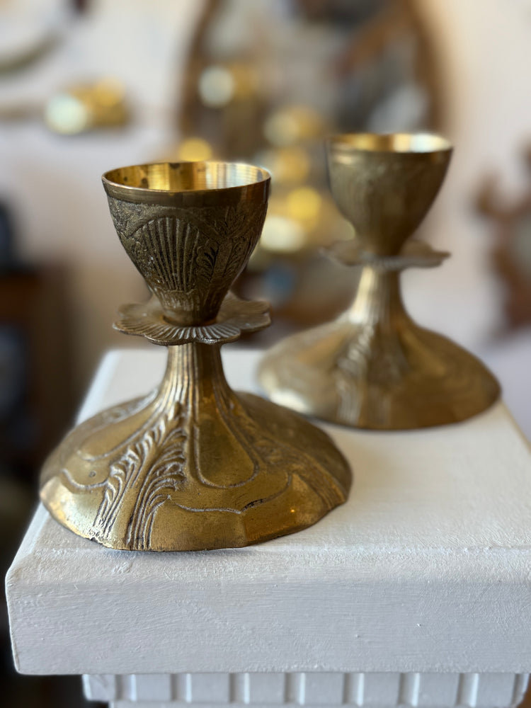 Pair of Brass Candlesticks