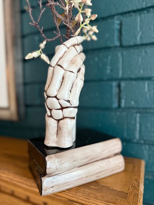 Skeleton Hand Vase