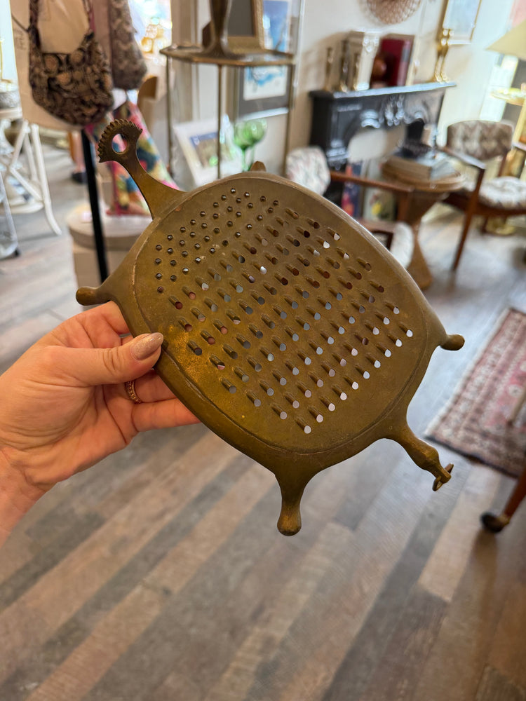 Brass Turtle Cheese Grater