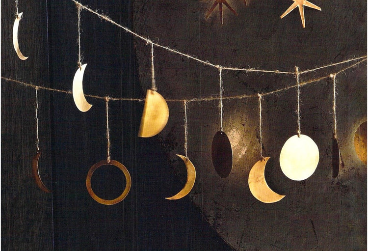 Phases of the Moon Decorative Garland