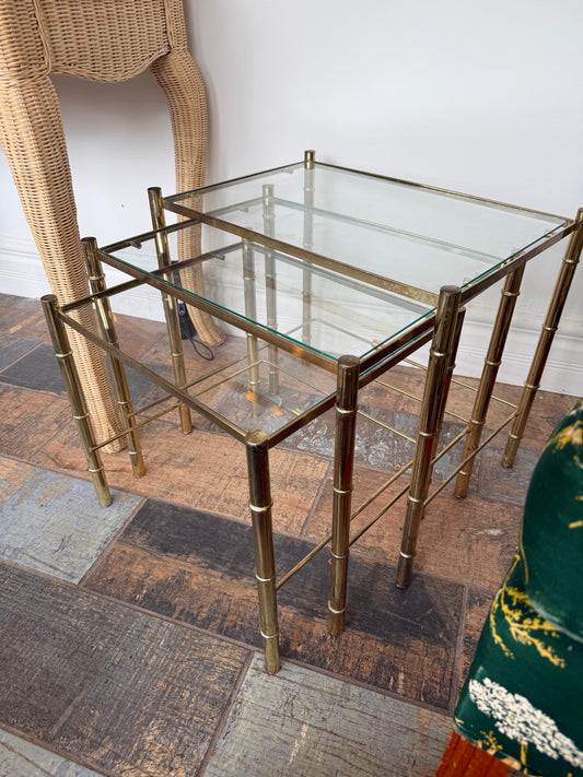 Brass Nesting Tables