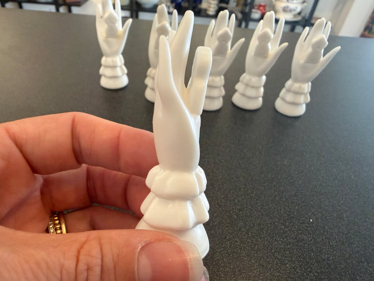 Set of 6 Porcelain Placecard Holders