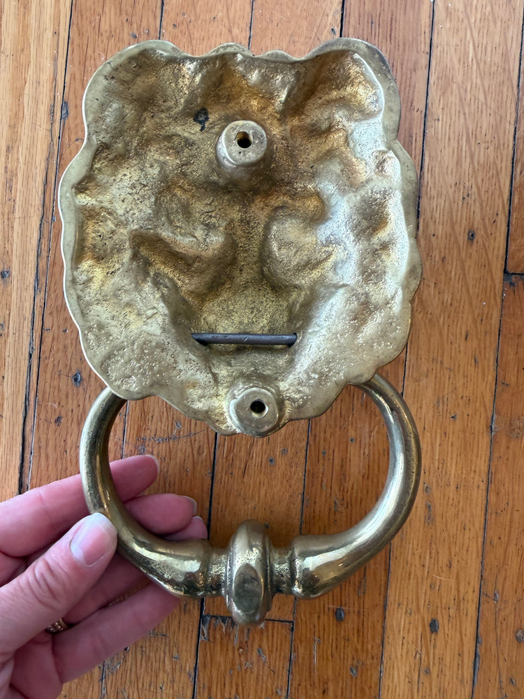 Brass Lion Door Knocker