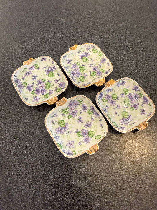 Small Floral Ashtray