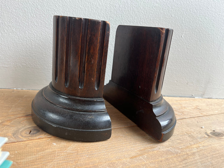 Mahogany Bookends