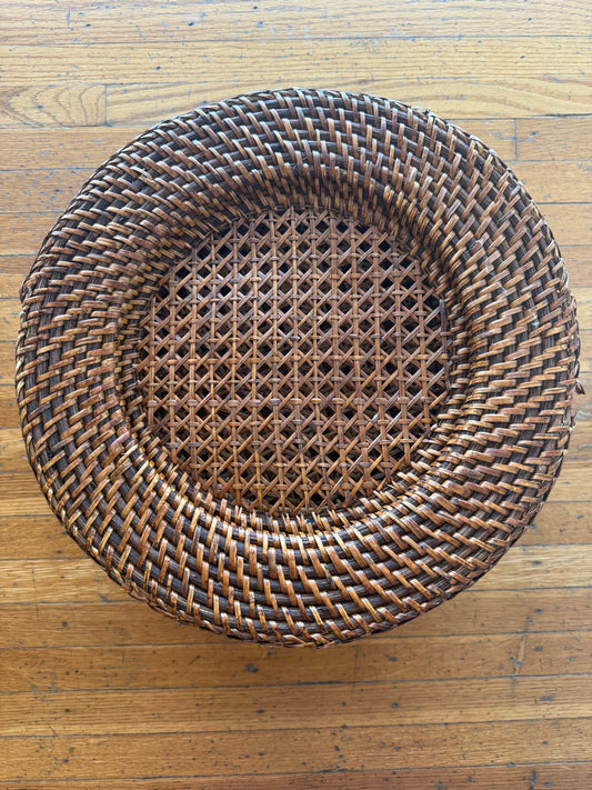 Set of 6 Wicker Chargers