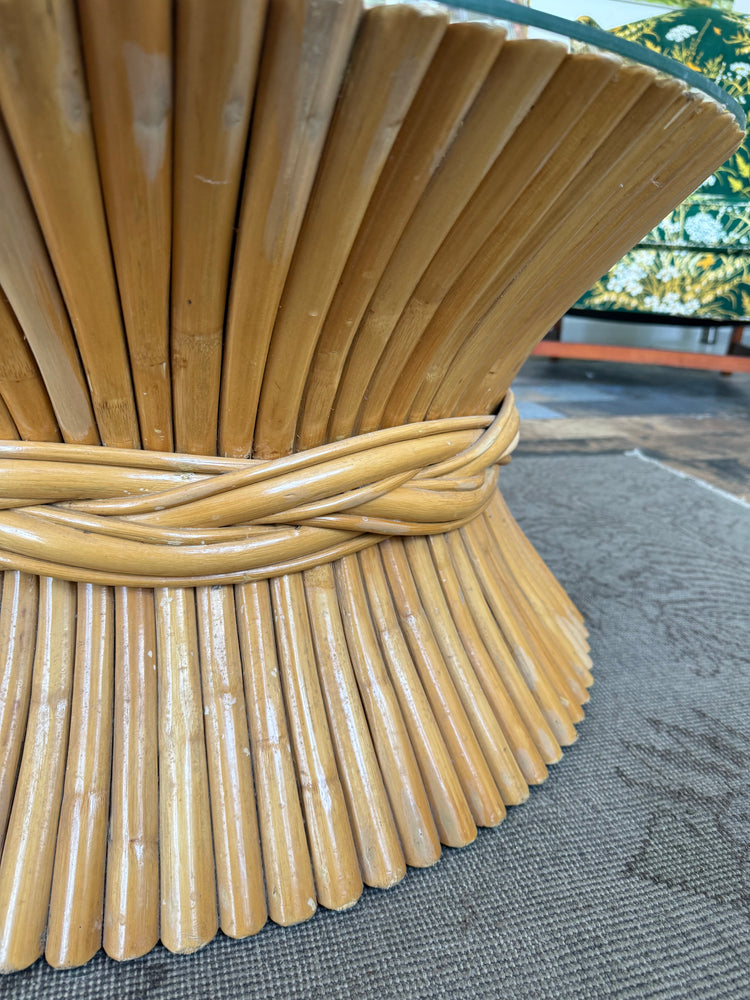 Sheaf of Wheat Coffee Table by McGuire