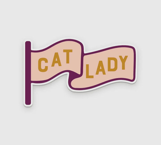 Cat Lady Sticker