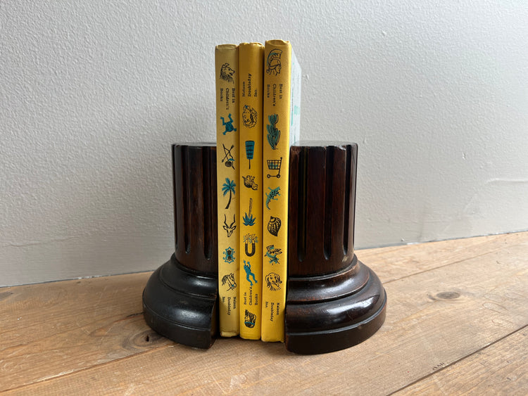 Mahogany Bookends