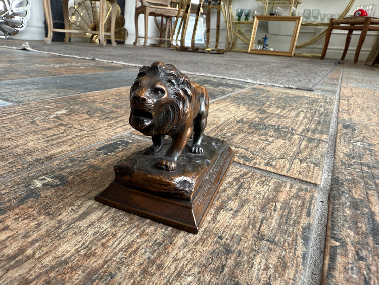 Small Brass Lion