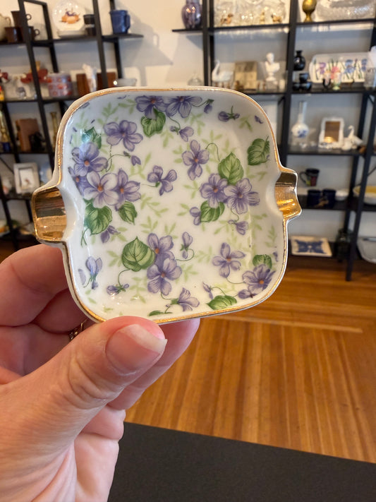 Small Floral Ashtray