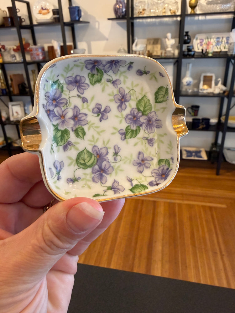 Small Floral Ashtray