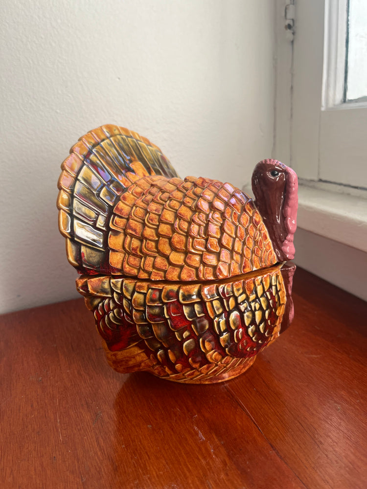 Ceramic Turkey Candy Dish