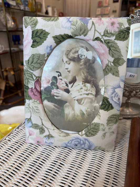 Floral Cloth Frame