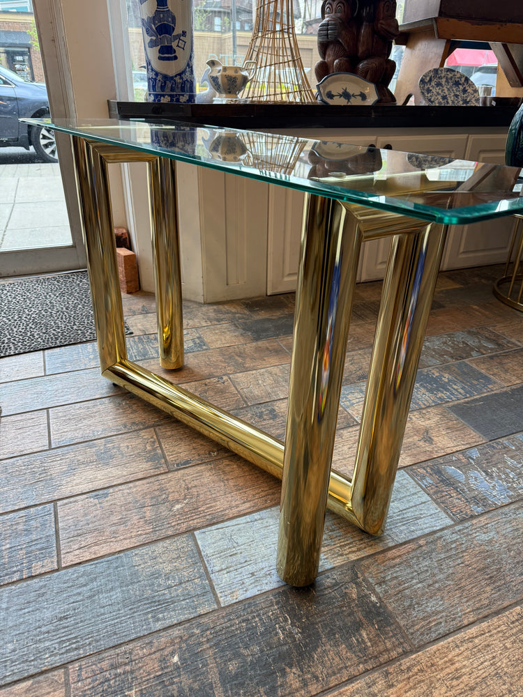 Karl Springer Style Console Table