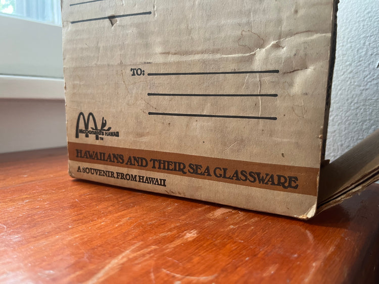 Set of 4 McDonald’s Hawaiian Glasses