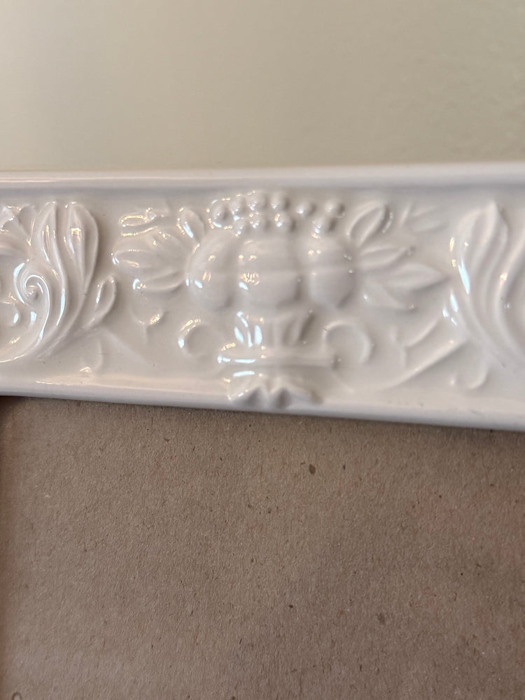 White Ceramic Frame