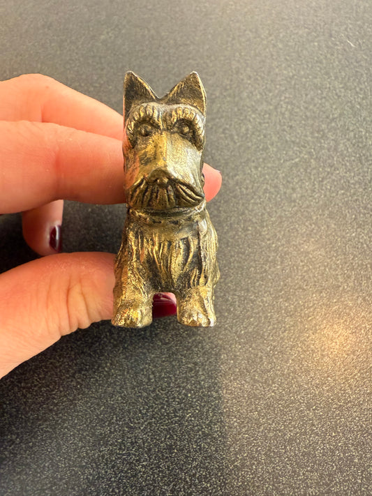 Brass Scottie Dog
