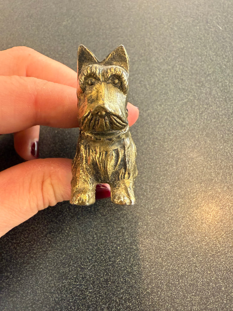 Brass Scottie Dog