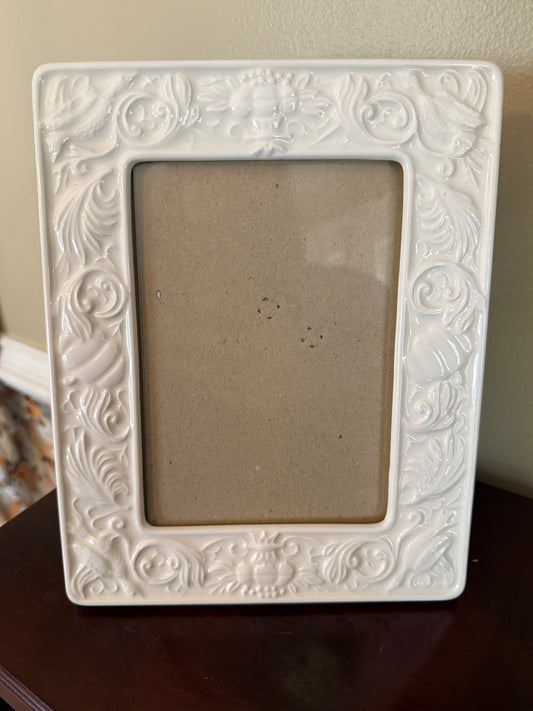 White Ceramic Frame