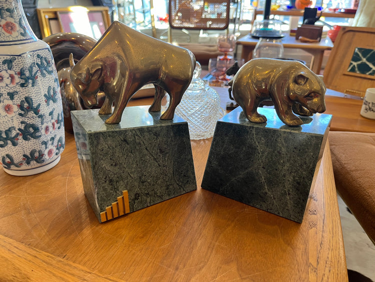 Bull & Bear Bookends