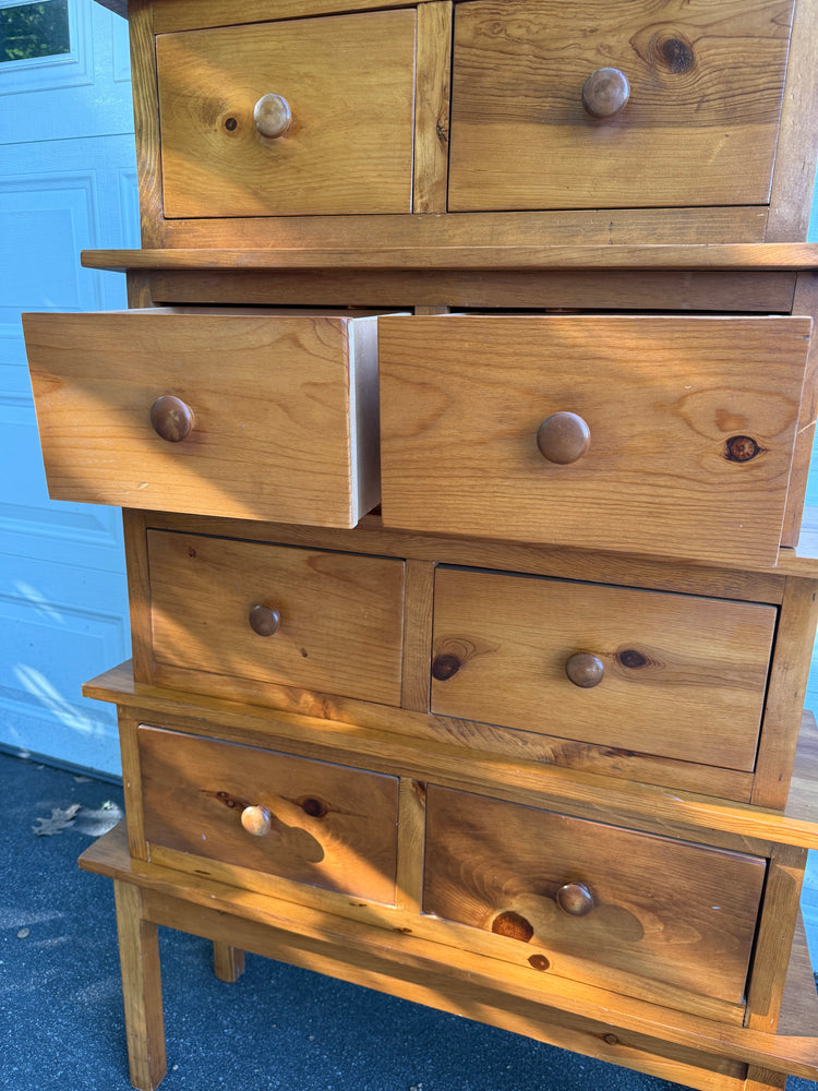 Stackable Apothecary-style dresser
