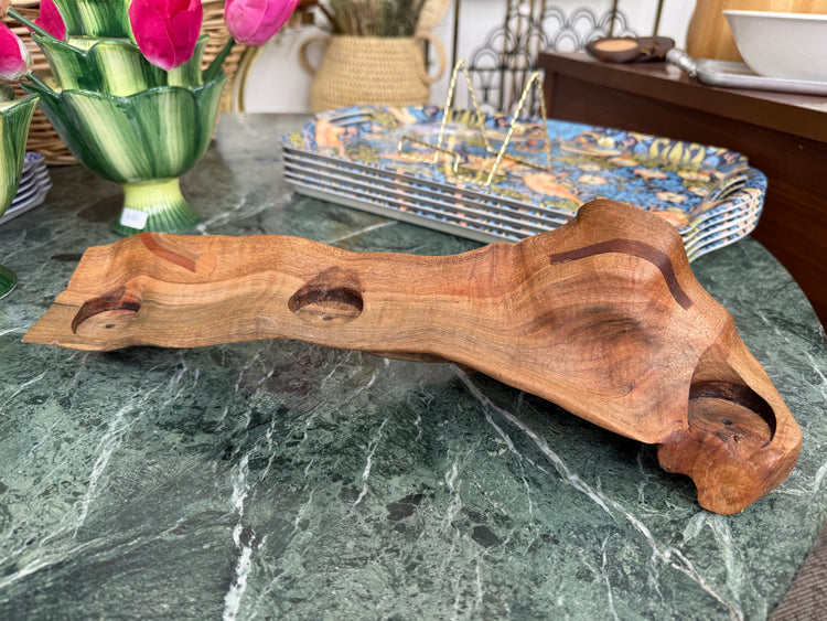 Live Edge Wood Tealight Holder