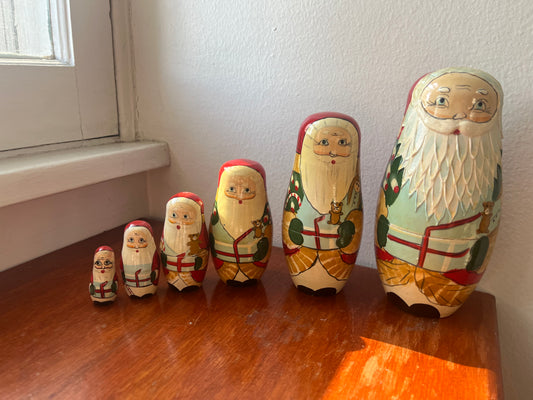 Santa Nesting Dolls #2