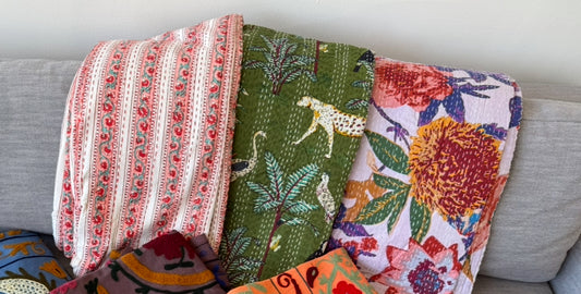 Kantha Quilt- Tiger