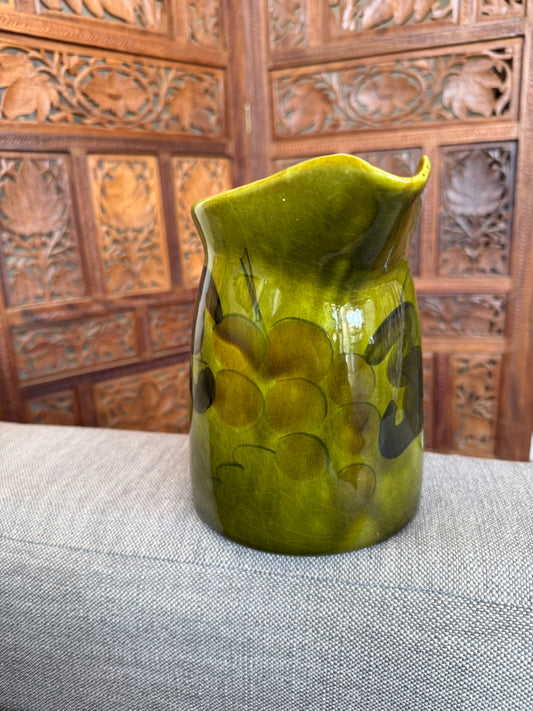 Green Ceramic Pitcher
