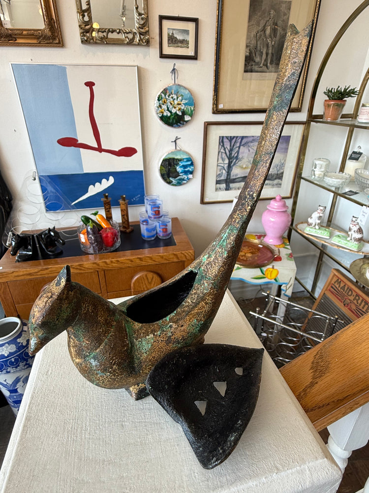 Cast Iron Pheasant Incense Burner