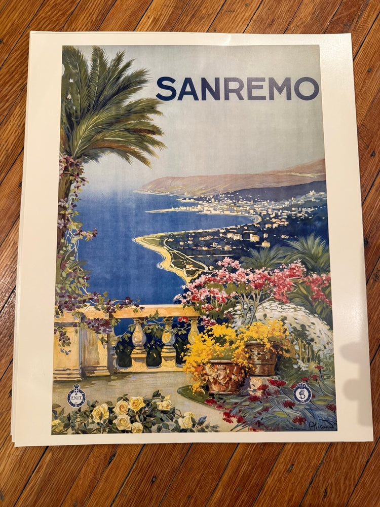 San Remo Travel Poster