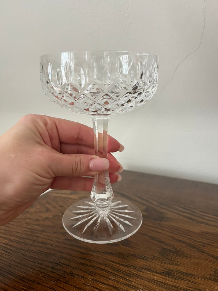 Set of Crystal Coupe Glasses (4)