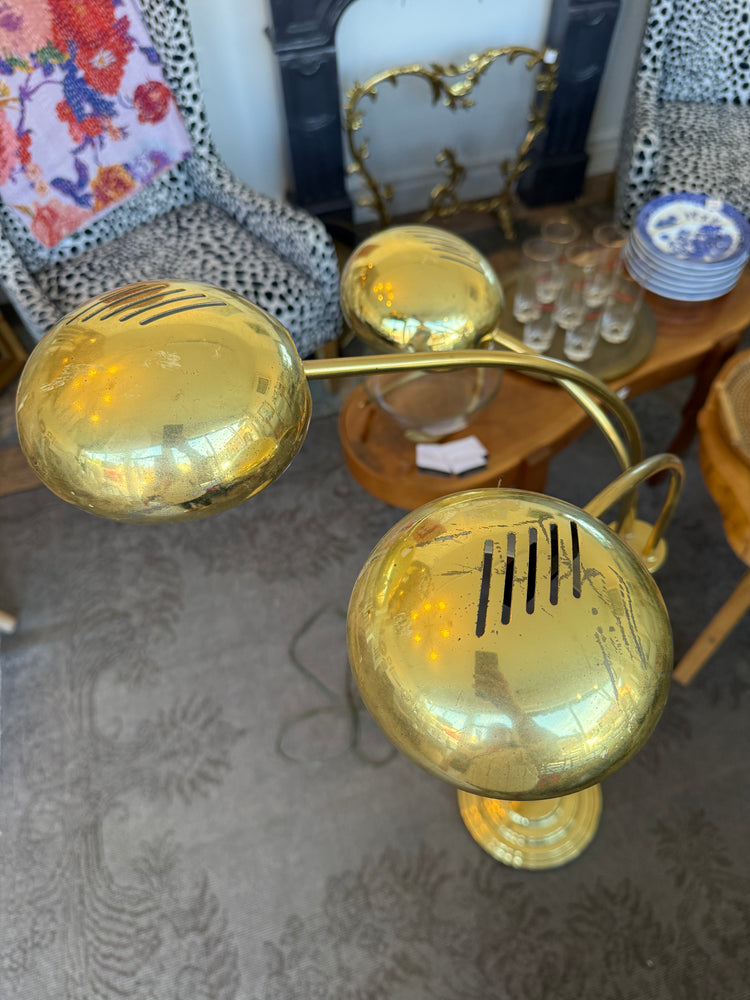 Brass Eyeball-style Floor Lamp