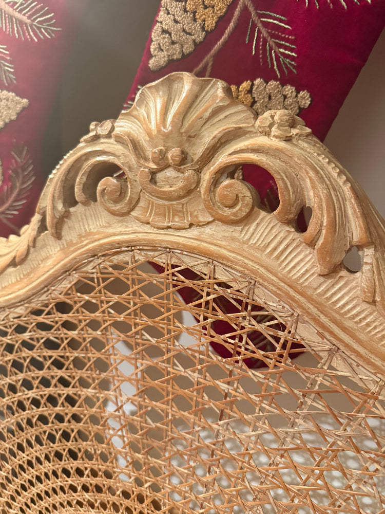 Caned Fireplace Screen