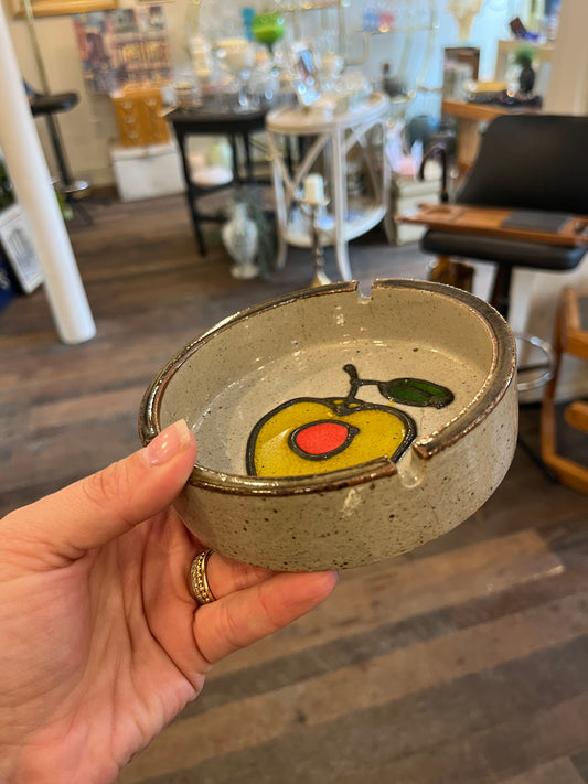 Adorable Stoneware Ashtray